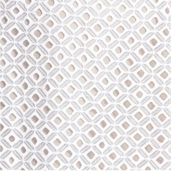 Calvin Klein Fit and Flare Eyelet Dress - Picture 3 of 4